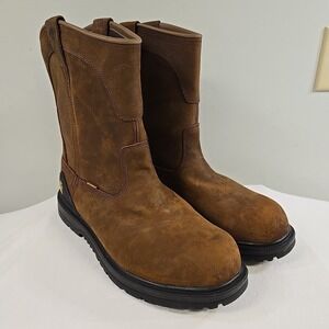 Herman Survivors Bison Men's Steel Toe Work Boots Size 14 Waterproof Slip Resist